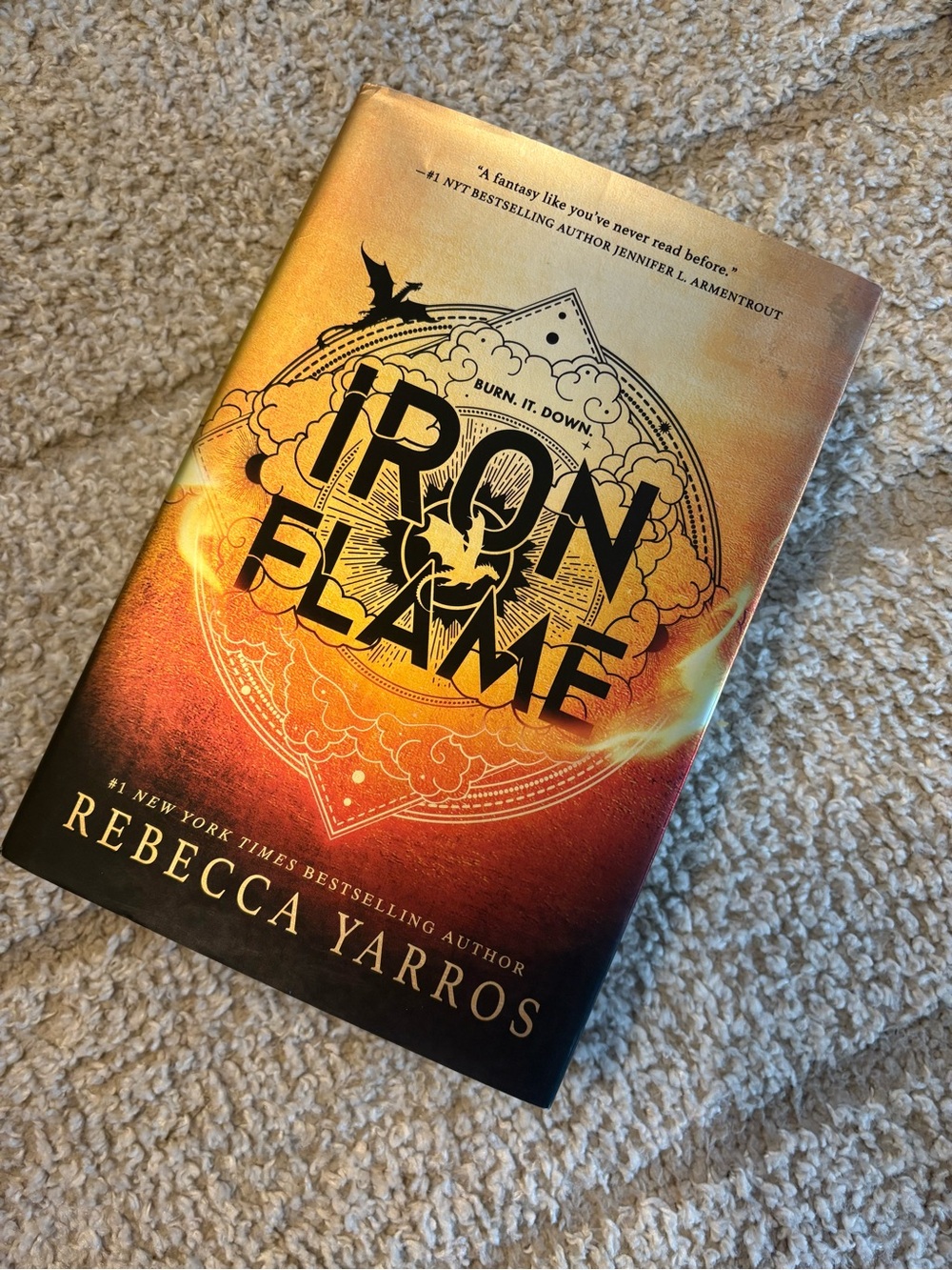 Iron Flame - Rebecca Yarros sequel- Hardcover Book